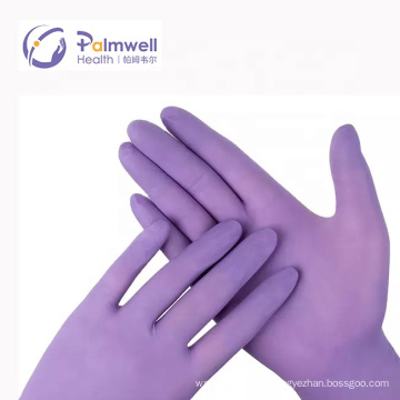 House Cleaning Nitrile Gloves Heavy Duty Thickness Disposable Purple Nitrile Gloves household washing home used